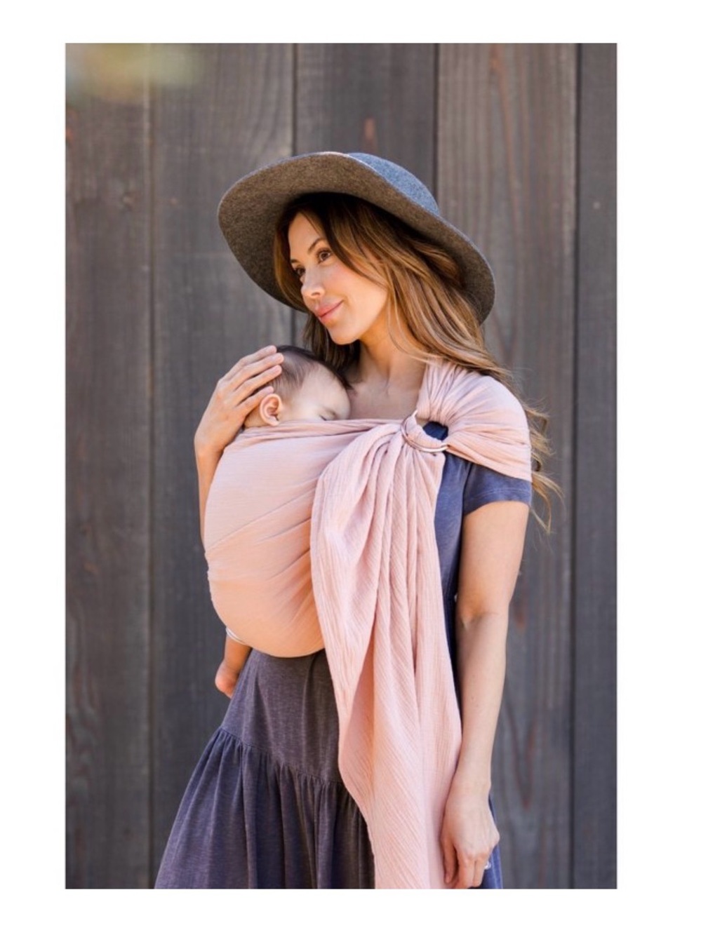 Moby Ring Sling Rose